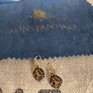 Konstantino garnet earrings